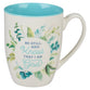 Ceramic Mug: Be Still and Know That I Am God, Blue Inside (355 Ml)