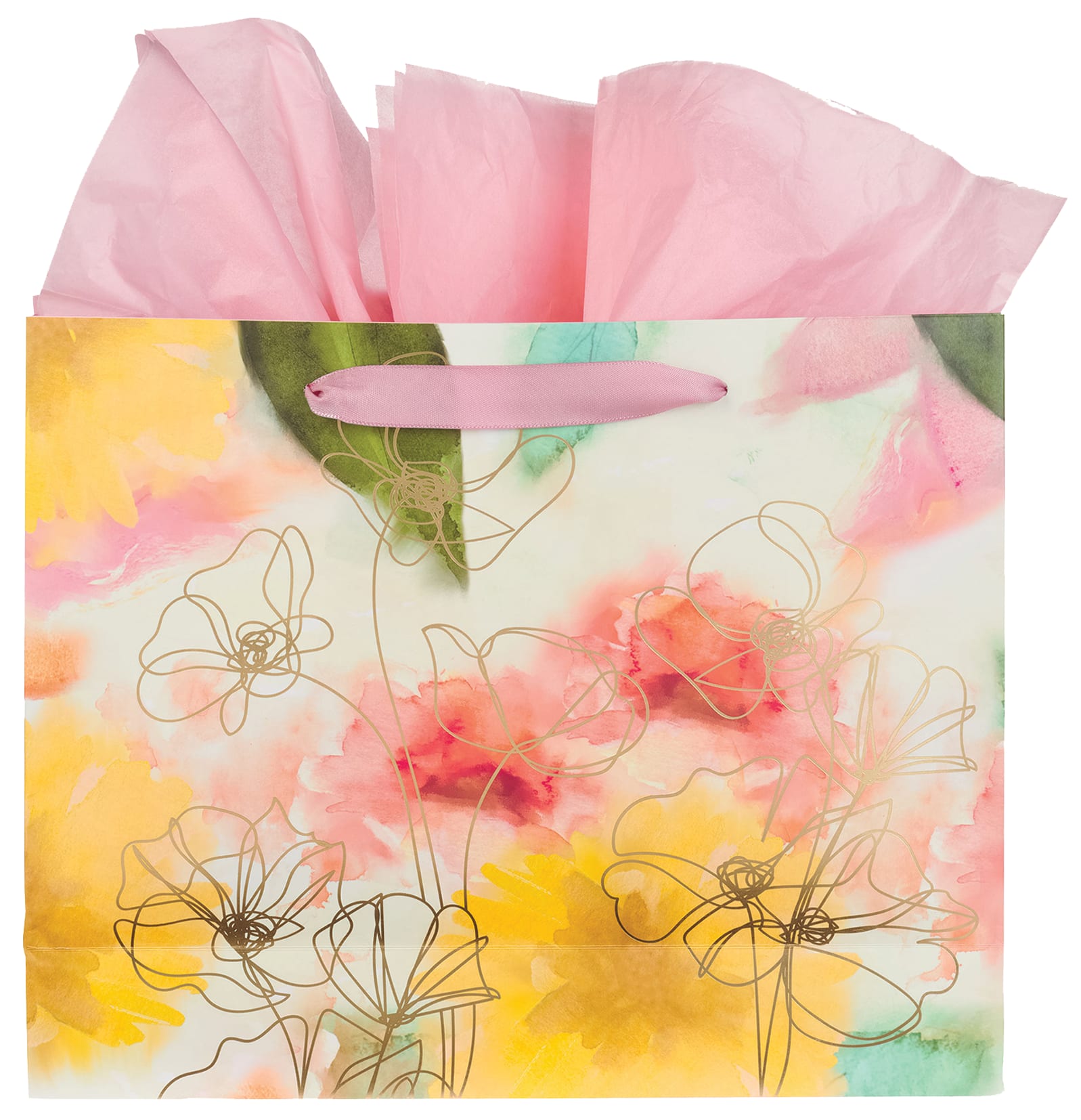 Gift Bag Large Landscape: Great is Thy Faithfulness (Pastel Meadow Collection)