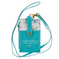Id Card Holder With Lanyard: Be Still and Know That I Am God, Blue
