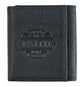 Leather Wallet: Walk By Faith, Tri-Fold, Zipper Coin Pocket, Rfid-Blocking, Gift Boxed (2 Cor 5:7)