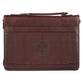 Bible Cover Medium: The Lord's Prayer, Brown/Gold Debossing