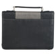 Bible Cover Medium: Walk By Faith, Black/Grey (2 Cor 5:7)
