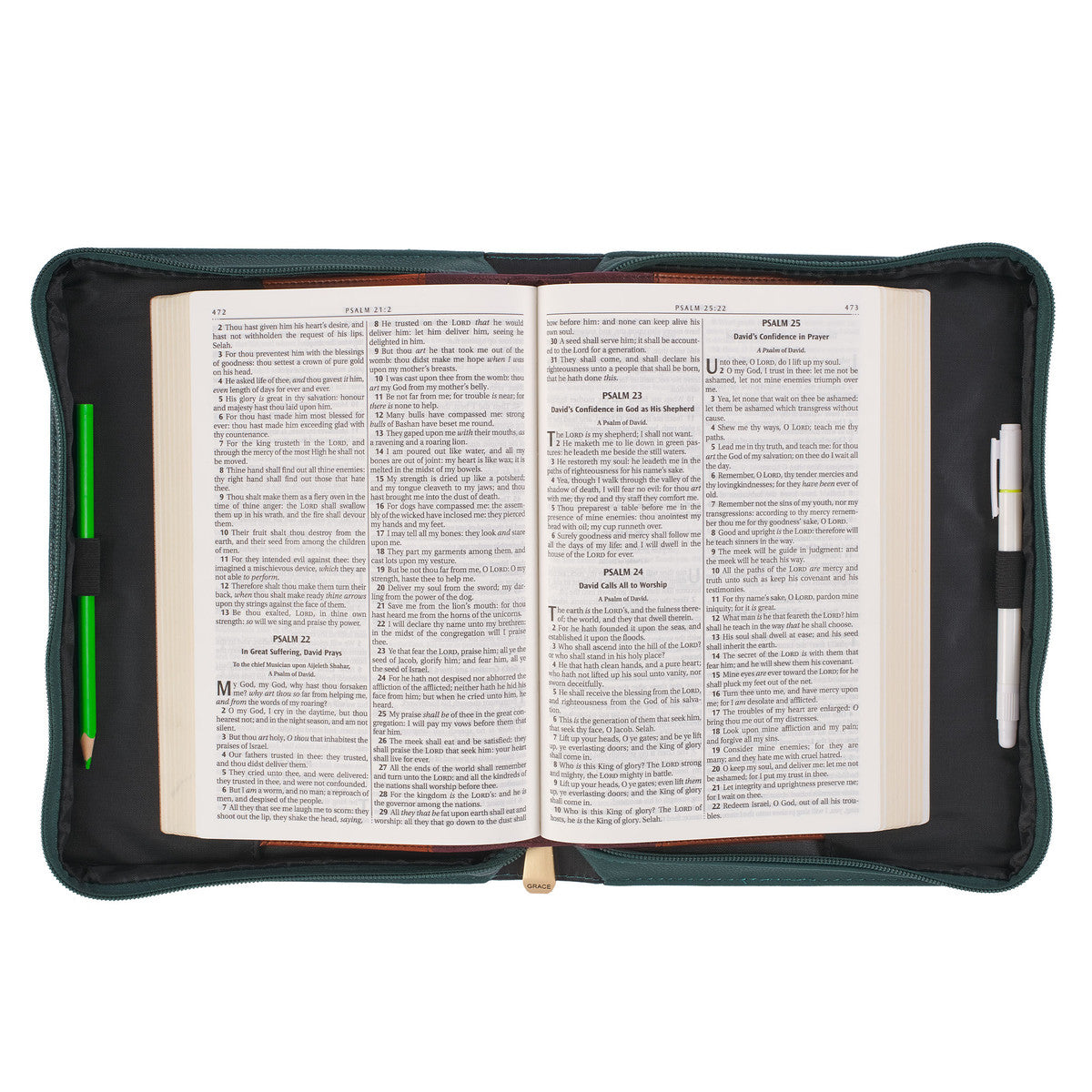 Bible Cover Medium: With God All Things Are Possible (Jewel Tone Collection)