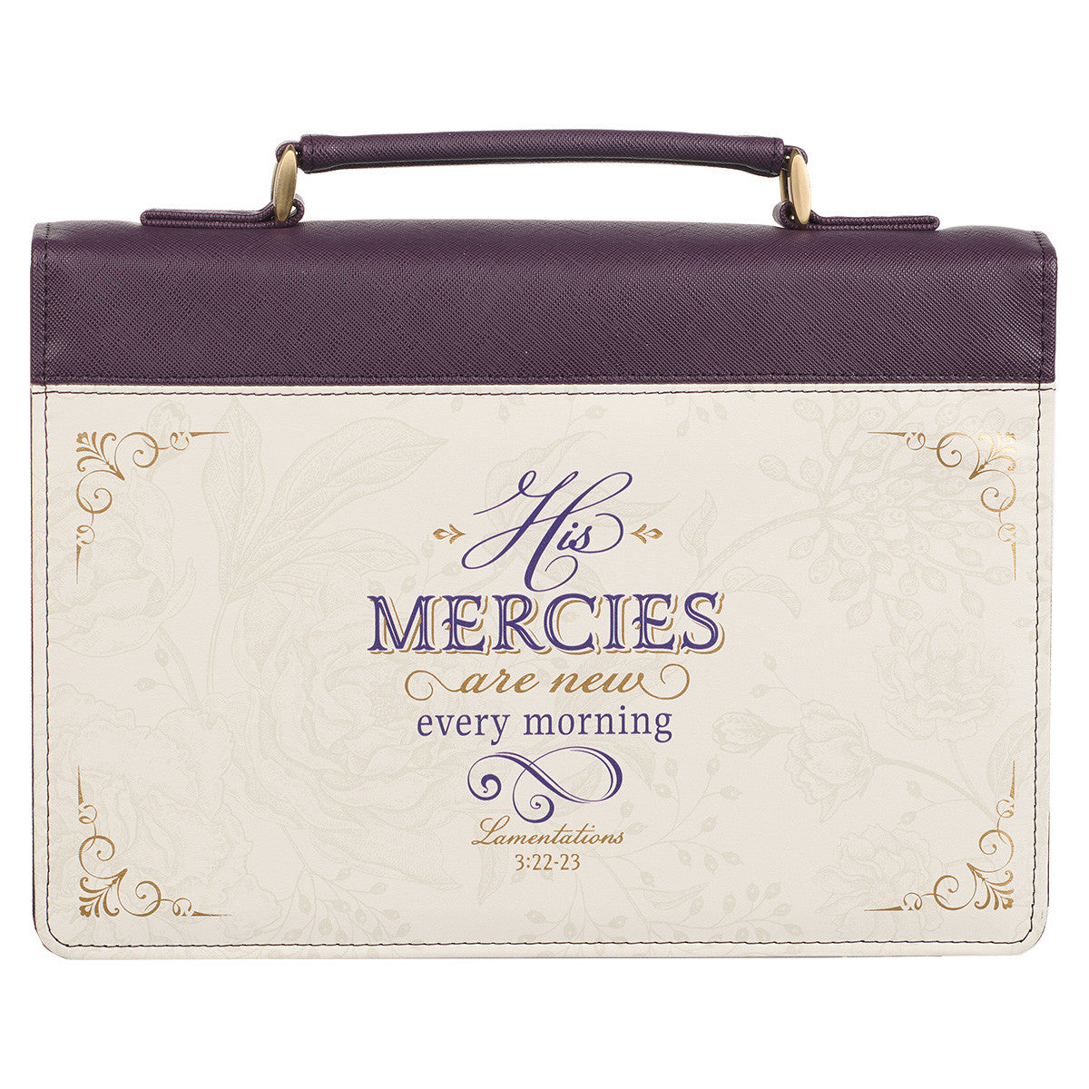 Bible Cover Large: His Mercies Are New Every Morning (Jewel Tone Collection)