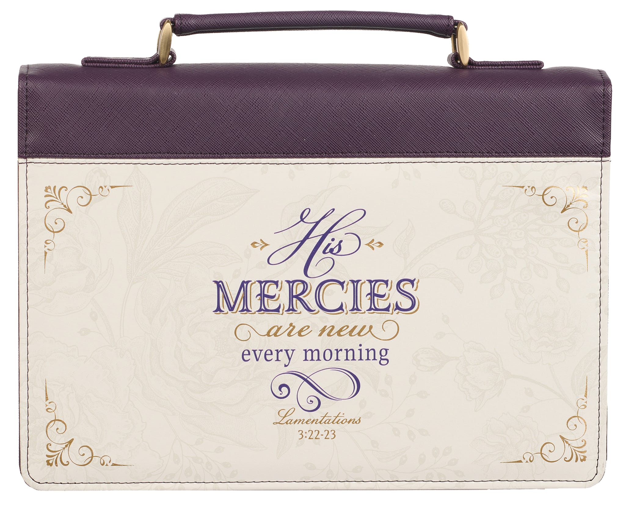 Bible Cover Large: His Mercies Are New Every Morning (Jewel Tone Collection)