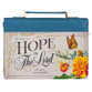 Bible Cover Large: Hope In the Lord, Blue (Hope & Trust Collection)