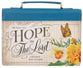 Bible Cover Large: Hope In the Lord, Blue (Hope & Trust Collection)