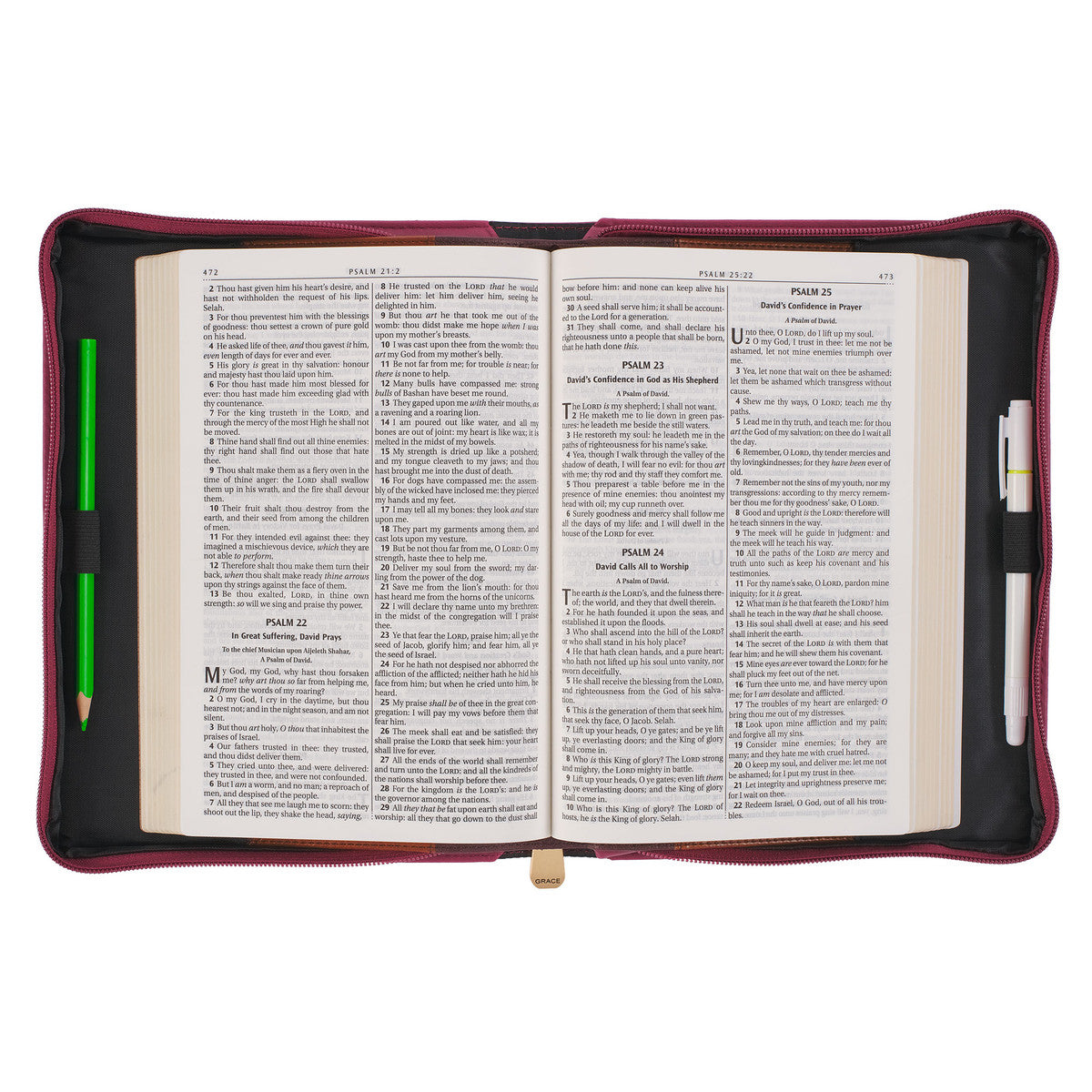 Bible Cover Medium: Trust in the Lord (Hope & Trust Collection)