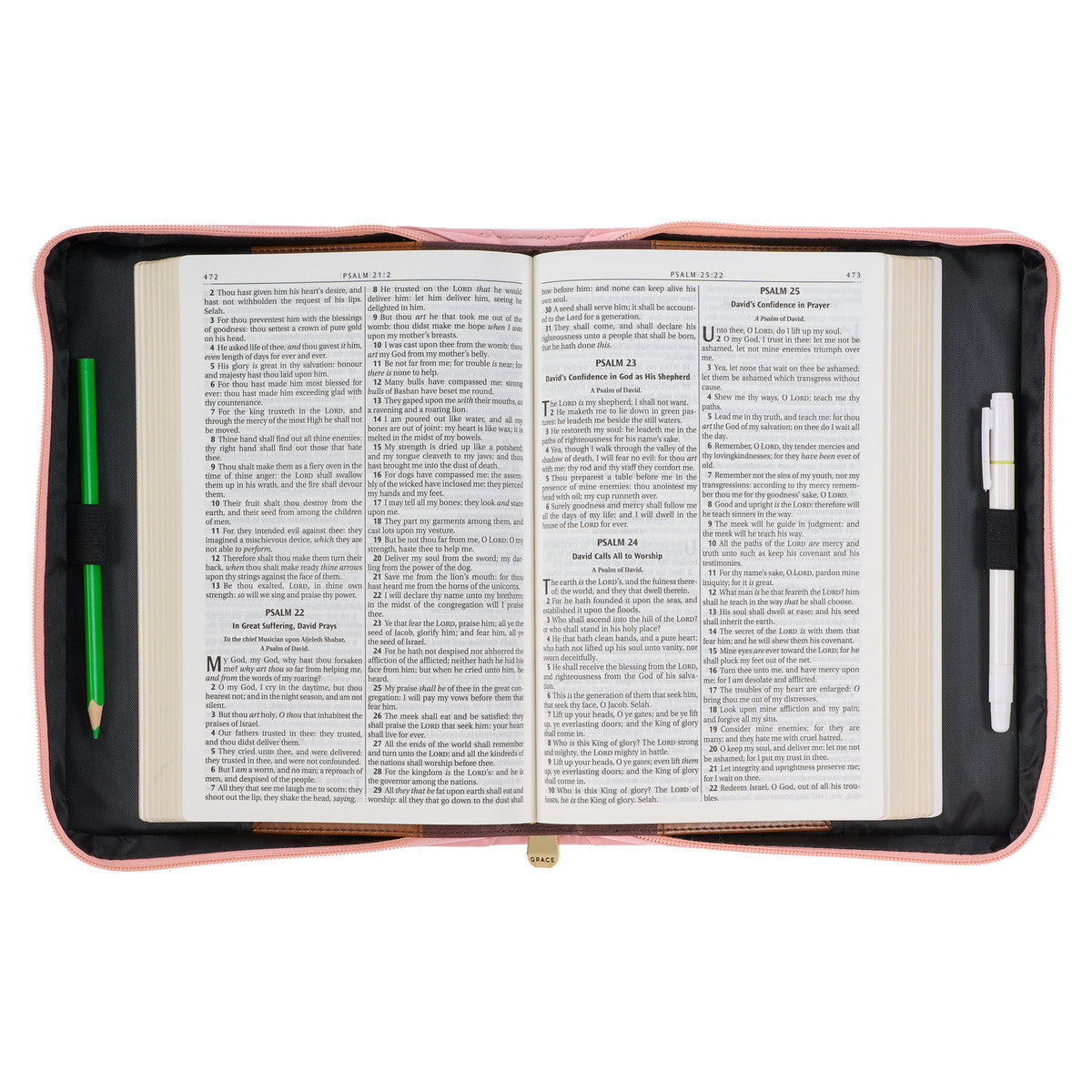 Bible Cover Medium: His Mercy Never Fails (Pastel Meadow Collection)
