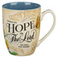 Ceramic Mug: Hope in the Lord (Hope & Trust Collection) Blue Inside (355ml)