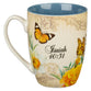 Ceramic Mug: Hope in the Lord (Hope & Trust Collection) Blue Inside (355ml)