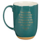 Ceramic Mug: With God All Things Are Possible, Green (Jewel Tone Collection) (444 Ml)