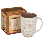 Ceramic Mug: Righteous Man, Foil Accents (444 Ml)