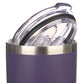 Stainless Steel Travel Mug: Be Still, Purple Pasture, Retractable Sip-Hole Cover (Psalm 46:10) (532 ML)