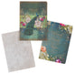 Large Notebook Set of 3: Blessed Blue Peacock (Jer 17:7) (Secret Garden Series)