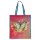 Reusable Tote Bag: Be Still Pink Butterfly (Psalm 46:10) (Secret Garden Series)