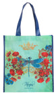 Reusable Tote Bag: Hope Teal Dragonfly (Isaiah 40:31) (Secret Garden Series)