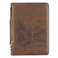 Bible Cover Extra Large: Wings Like Eagles Brown (Isaiah 40:31)