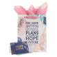 Gift Bag Large Portrait: For I Know the Plans (Jer 29:11) (The Plans Muted Watercolor Series)