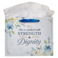 Gift Bag Large: Strength & Dignity, Prov. 31:25, Indigo Rose