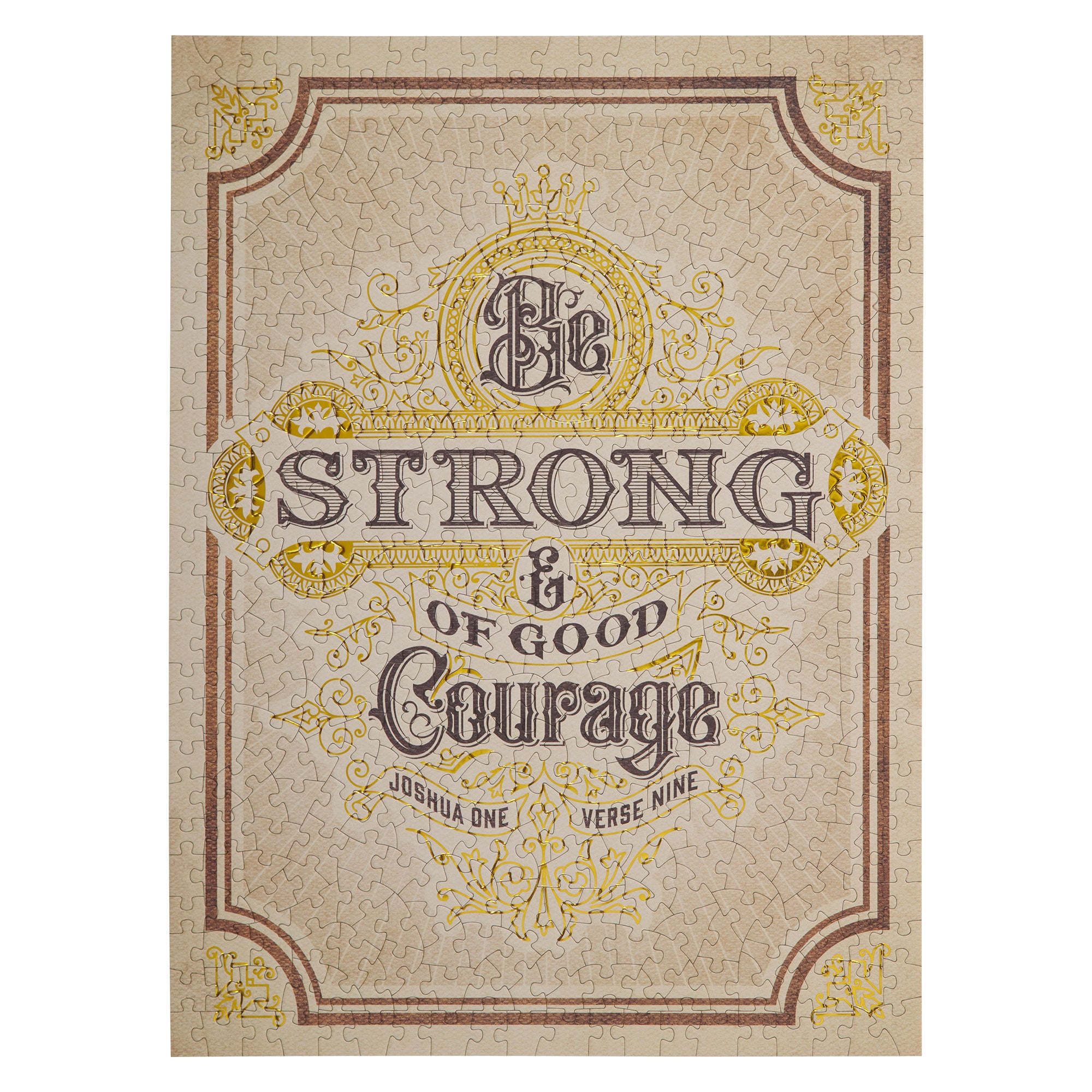 Jigsaw Puzzle (500 Pieces): Be Strong and of Good Courage, Joshua 1:9