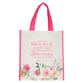 Reusable Tote Bag: Bless You and Keep You, Pink/White (Numbers 6:24-25) (Bless You Mom Series)