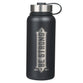 Water Bottle, Stainless Steel (946 ml): Be Strong, Joshua 1:9
