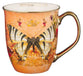Ceramic Mug, 473ml: Grace Orange Butterfly (Eph 2:8) (Secret Garden Series)