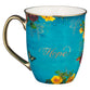 Ceramic Mug, 473ml: Hope Teal Butterfly (Isaiah 40:31) (Secret Garden Series)