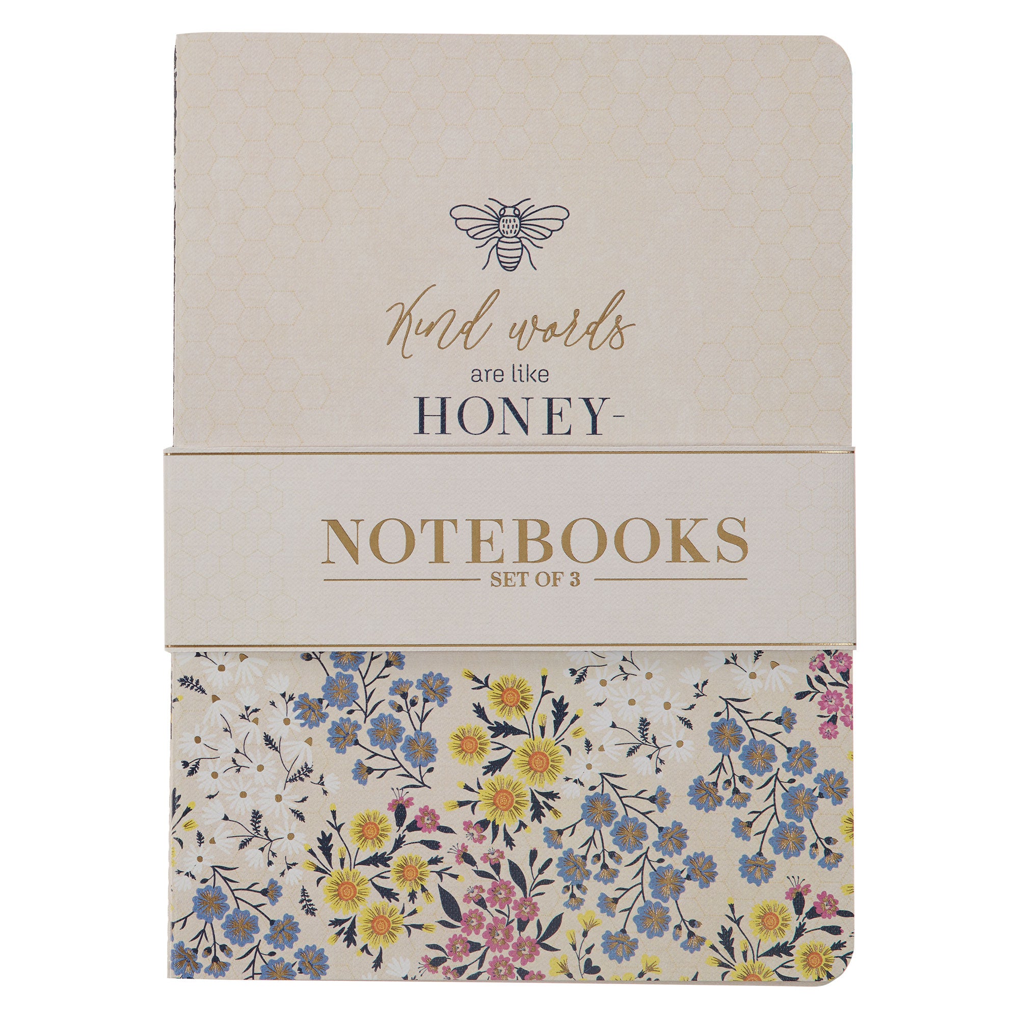 Notebooks (Set of 3): Kind Words, Prov. 16:24, Kindness is Like Honey