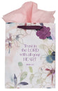 Gift Bag Large: Trust in the Lord, Prov. 3:5, Purple Bloom Like the Flowers