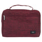 Bible Cover Extra Large Polyester Canvas With Fish Emblem in Burgundy