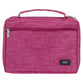 Bible Cover Small Polyester Canvas With Fish Emblem in Fuchsia Pink