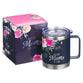 Stainless Steel Travel Mug, 325 ML: Best Mum Ever, Navy (Bless You Mom Series)