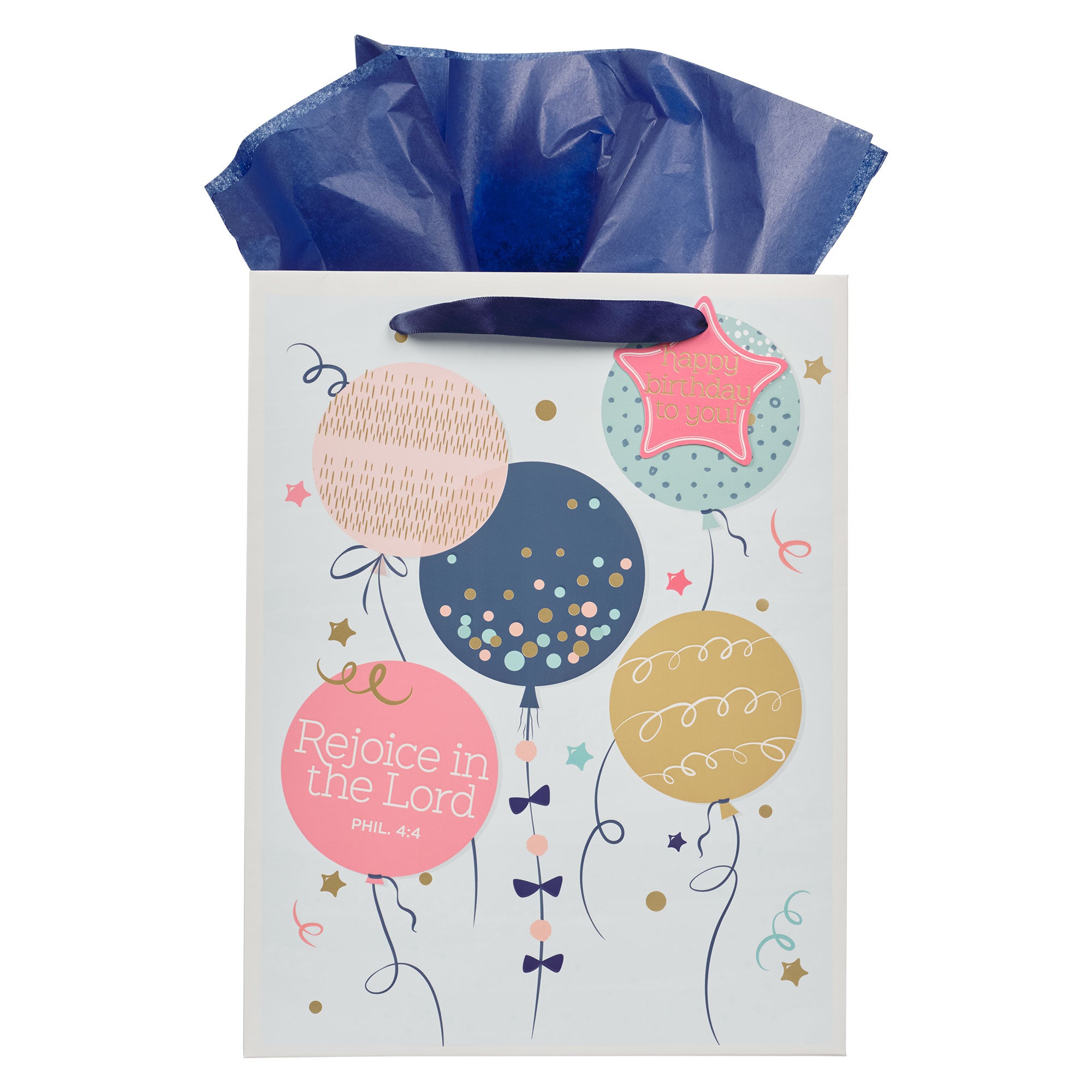 Gift Bag Large: Rejoice In The Lord, Phil. 4:4