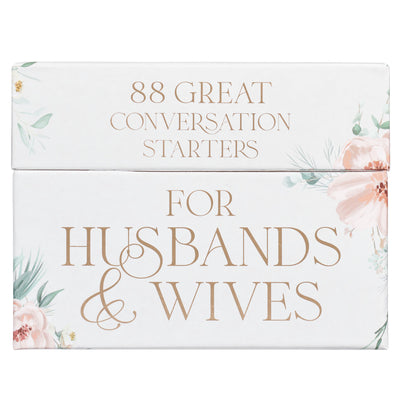 88 Great Conversations Starters for Husbands & Wives (Mr. & Mrs., Peach Floral)