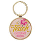 Keyring: Teach Encourage Inspire Zeph. 3:17, Pink (Teacher Blessings)