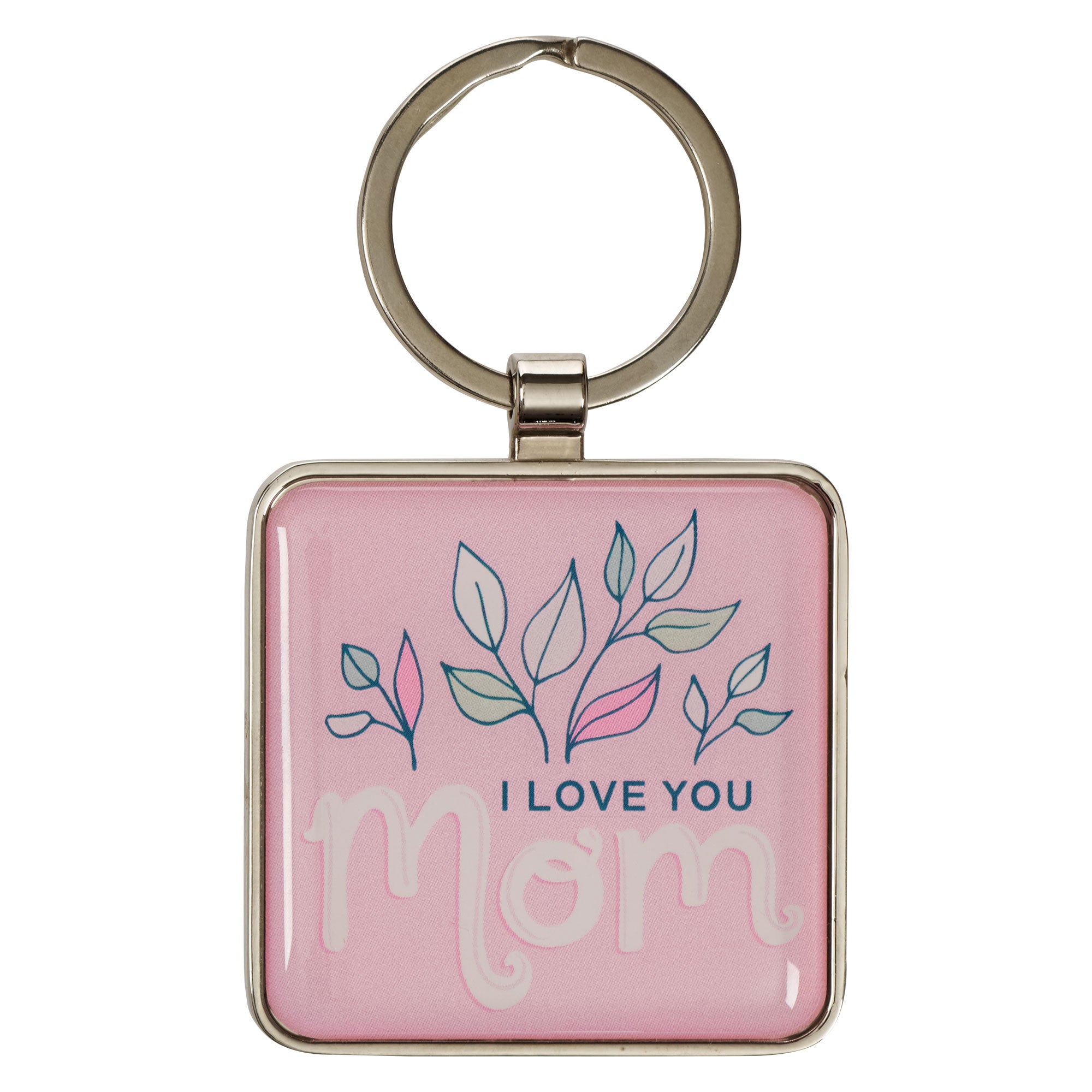 Keyring: I Love You Mom, 1 Cor. 13:4 (Blue Chair Blessing)