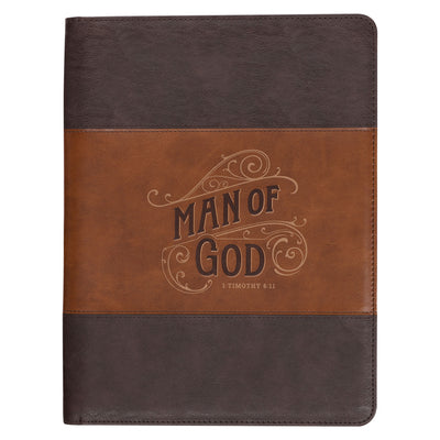 Padfolio: Man of God 1 Tim. 6:11, Brown