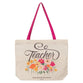 Reusable Tote Bag: Teacher I Know the Plans,  Jer. 29:11 (Canvas, Teacher Blessings)