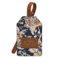 Luggage Tag: All Things, Phil. 4:13 (Trust Honey-brown and Navy Floral)
