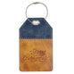 Luggage Tag: Be Strong & Courageous,  Josh. 1:9 (Butterscotch and Navy)