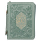 Bible Cover Medium: Saved by Grace, Eph. 2:8, Teal