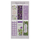 Magnetic Bookmark Set: Blessed Bloom Flowers, Jer. 17:7, New Mercies Purple Meadow