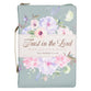 Bible Cover Large: Trust, Prov. 3:5, Teal