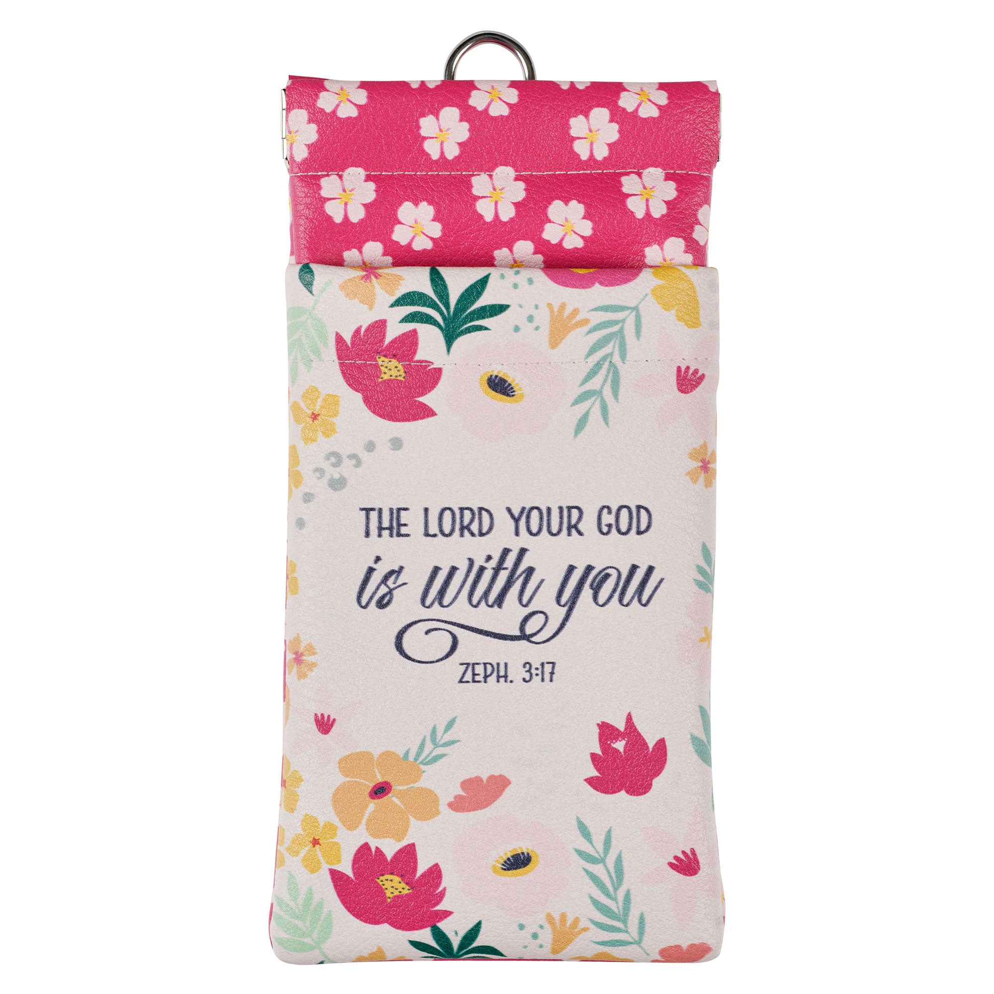 Eyeglass Case: God is With You,  Zeph. 3:17