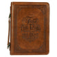 Bible Cover XLarge: Classic, Trust in the Lord,  Prov. 3:5, Brown