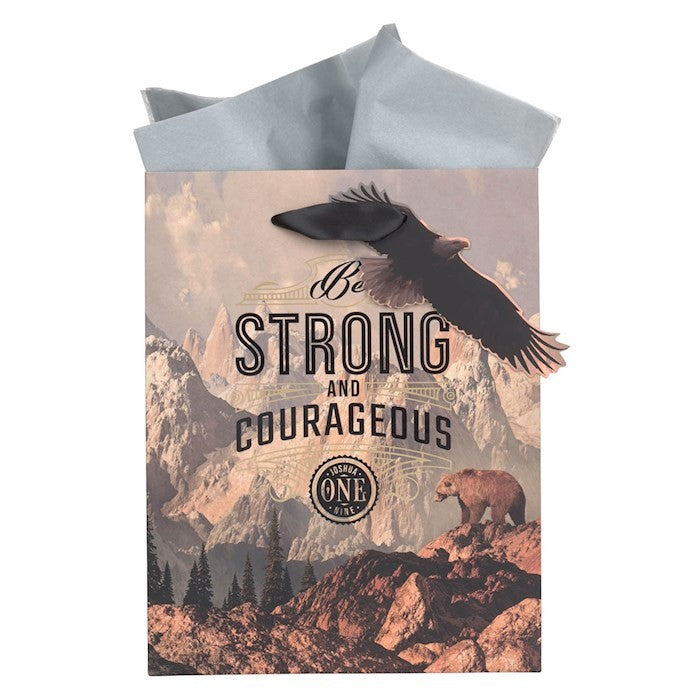 Gift Bag Medium: Strong & Courageous Josh. 1:9