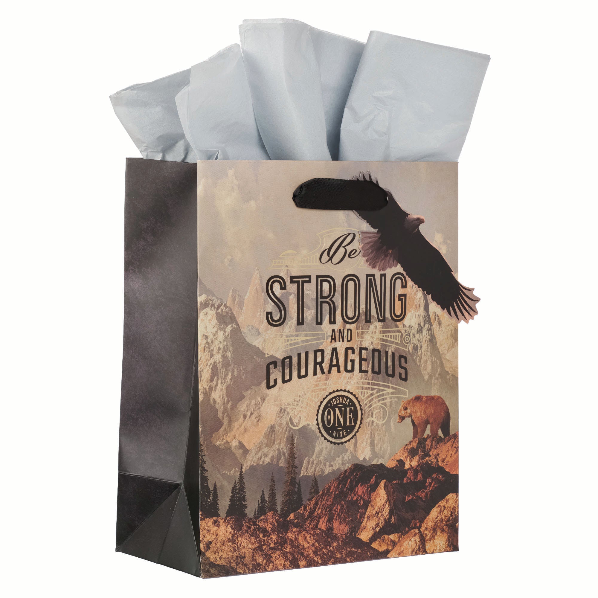 Gift Bag Medium: Strong & Courageous Josh. 1:9