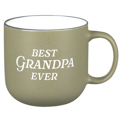 Ceramic Mug: Best Grandpa Ever Ps. 103:17, Green, Comes in a Corrugated Box